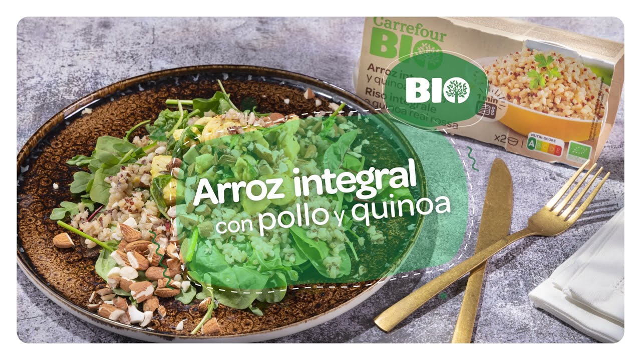 Vive BIO cada día: Arroz integral con pollo y quinoa.