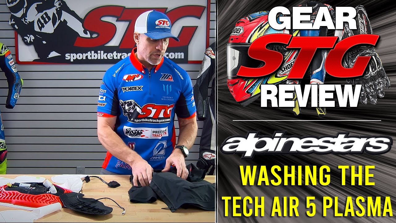 How To Disassemble and Wash The Alpinestars Tech Air 5 Plasma Airbag System from SportbikeTrackGear