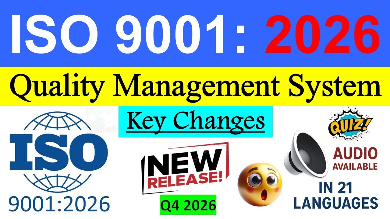 ISO 9001: 2026 — Система менеджмента качества. САМЫЕ БОЛЬШИЕ изменения произойдут в сентябре 2026...