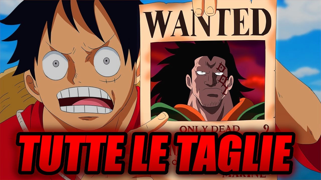 TUTTE LE TAGLIE DI ONE PIECE SPIEGATE (dalla più bassa alla più alta)
