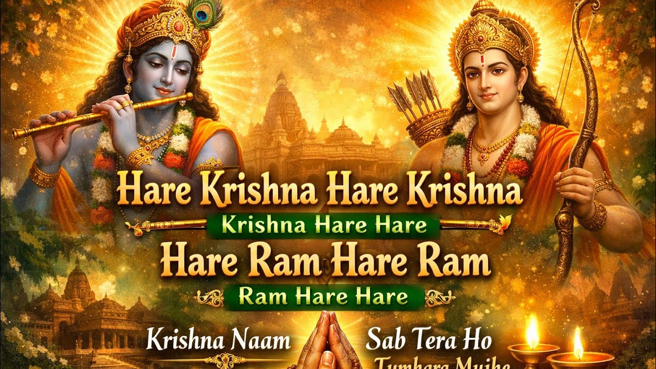 हरे कृष्णा राम नाम जपते रहो हमेशा ||Bhajan Krishna 