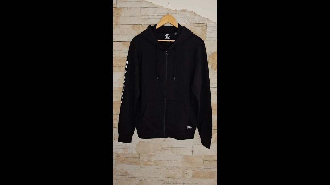 BAD SPECIES Sweat-shirt &agrave; capuche zipp&eacute; unisexe