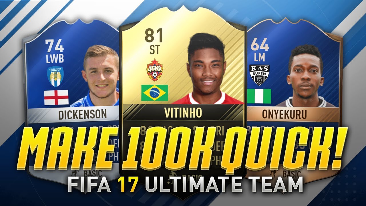 MAKE 100,000 COINS QUICK! ⚡ (FIFA 17 Trading Method)