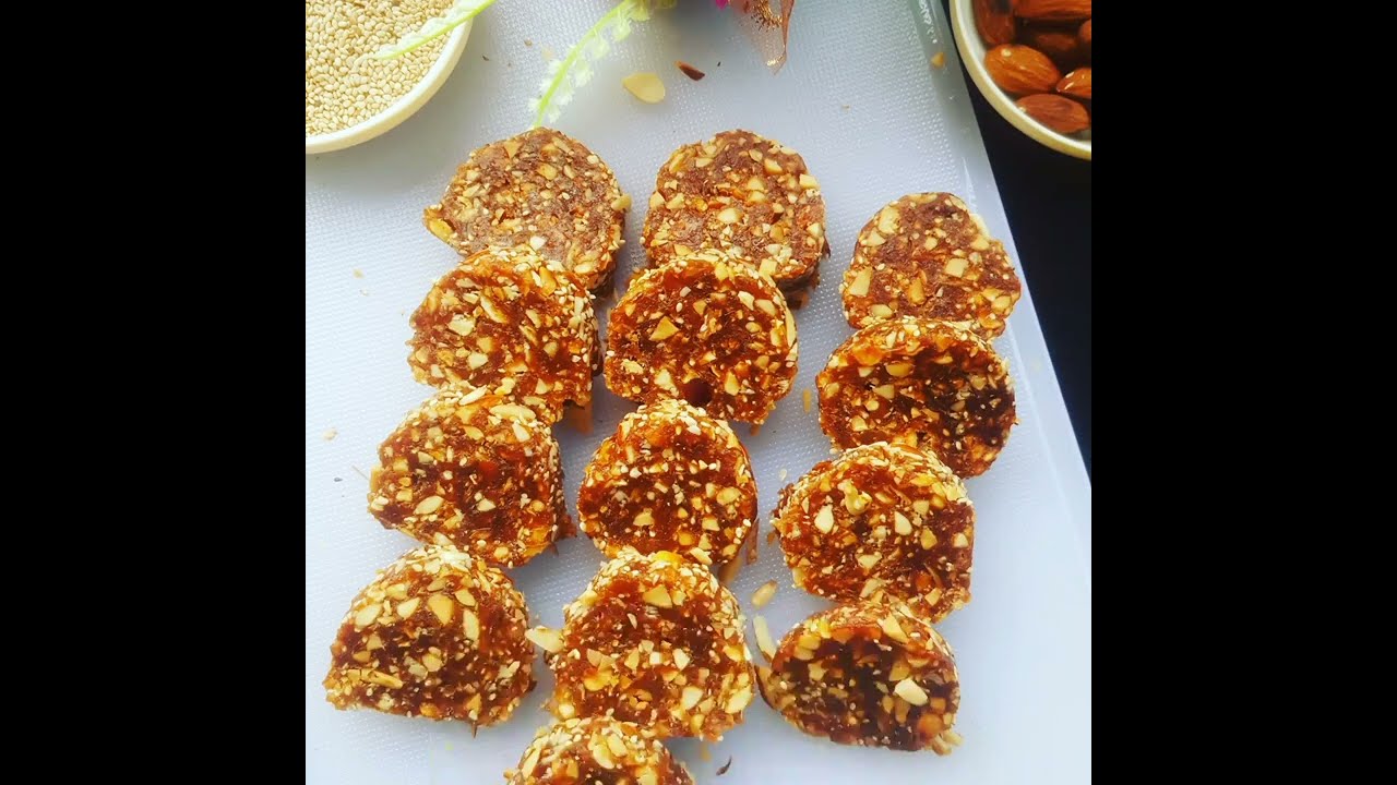 energy bar. খেজুরের বারফি। Deit friendly sweet item.
