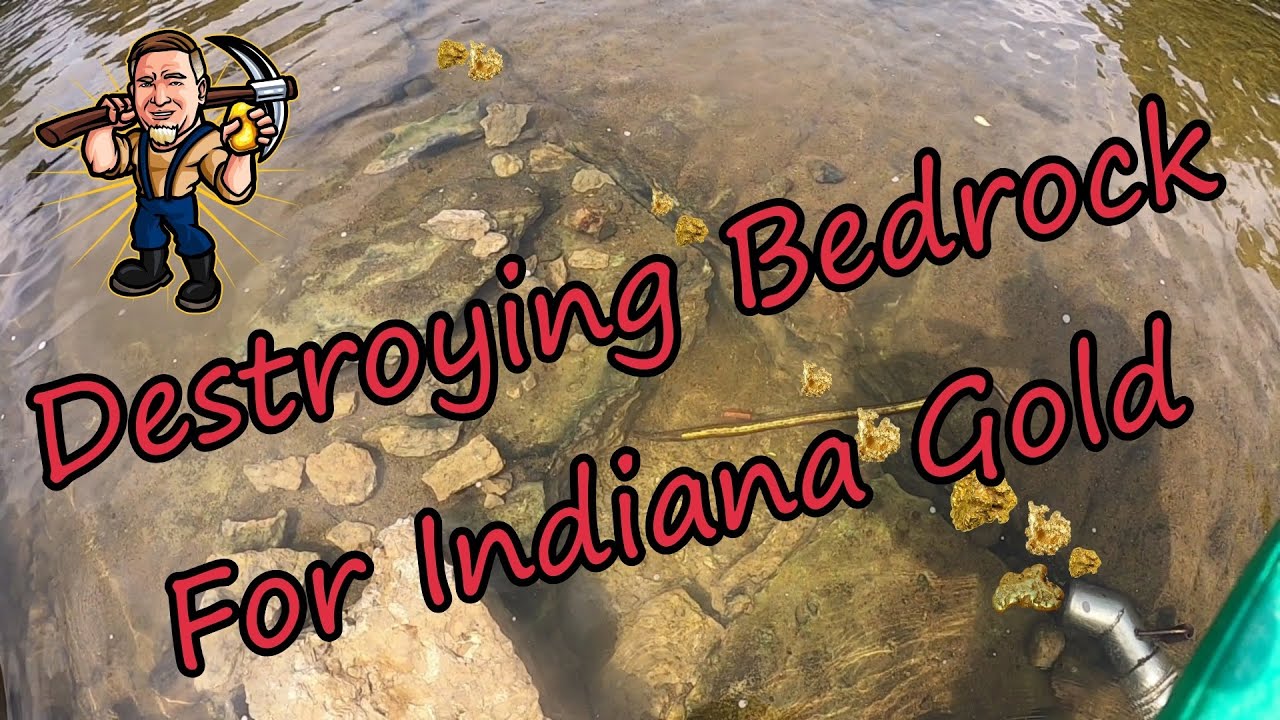 Midwest Dave and Chuck Lassiter Destroy Bedrock to reveal Chunky Indiana Glacial Gold