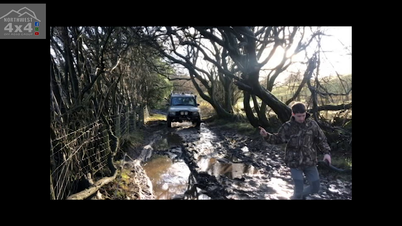 GREEN LANE OFF ROAD YORKSHIRE DALES DAY OUT IN THR SNOW AND MUD WITH DISCO 2s & VW TOERAG (MUD 4x4)