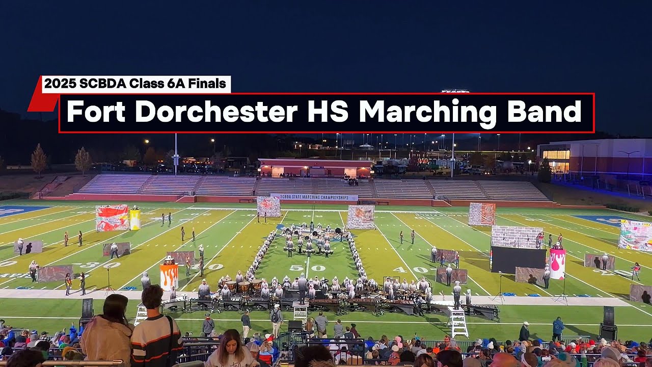 Fort Dorchester High School Marching Band - 2025 SCBDA Class 6A State Finals Performance