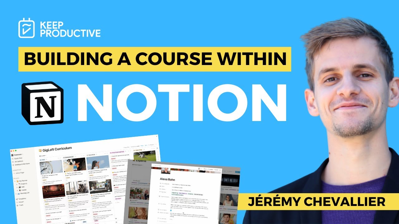 Building a Course inside Notion