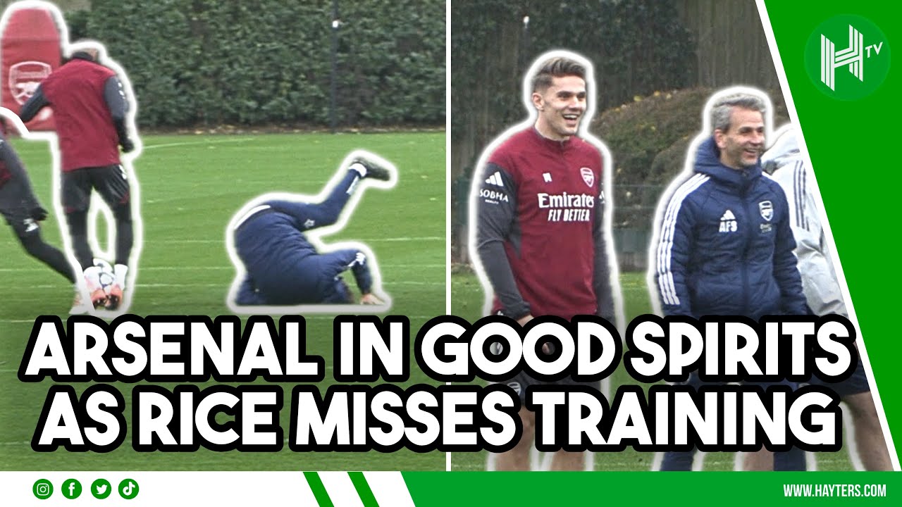 Rice MISSING, Odegaard and Gyokeres FIT as Arsenal train ahead of Club Brugge