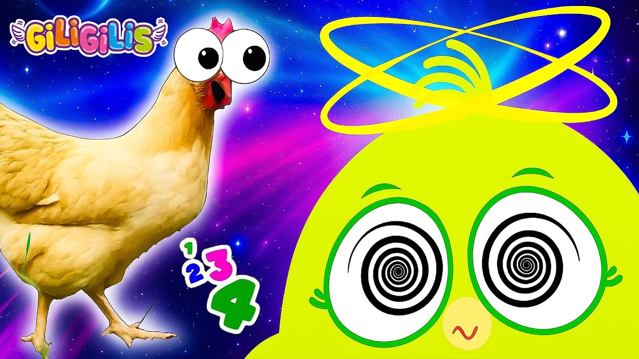 Galactic Goofballs: When a Chicken Meets a Hypnotized Alien in a Sparkling Universe of Fun!