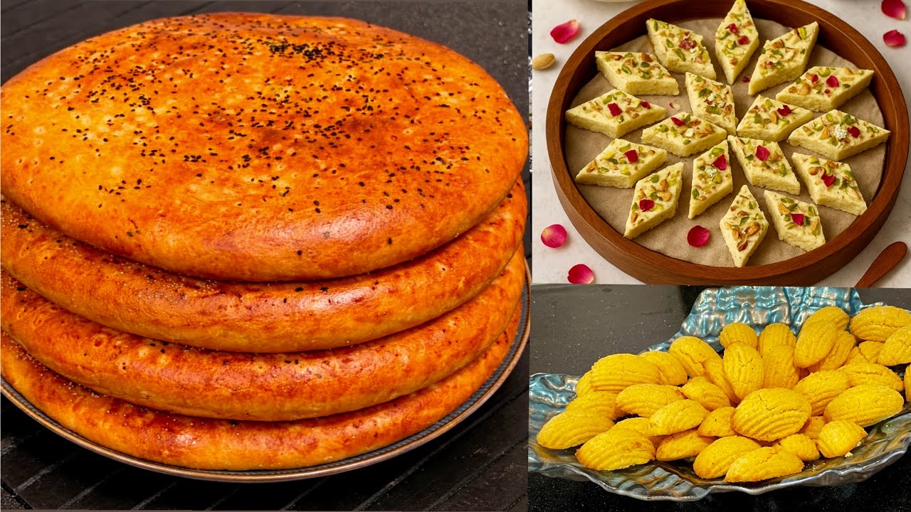 Sweet Treat Recipe Ideas for Eid #شیرینی عید #روت-شیرپیره #کلچه جواری#عیدالفطر #حلويات_العيد ❣️♦️❣️