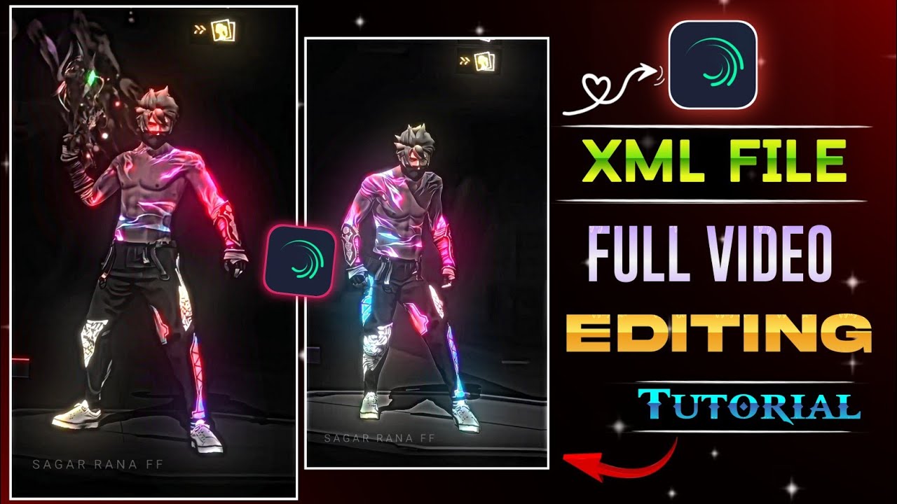 FREF FIRE 🔥 XML FILE VIDEO EDITING FULL TUTORIAL 😊 IN ALIGHT MOTION || FF VIDEO EDITING TUTORIAL
