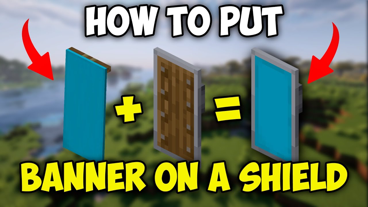 How to put Banner on a Shield in Minecraft 1.21.5