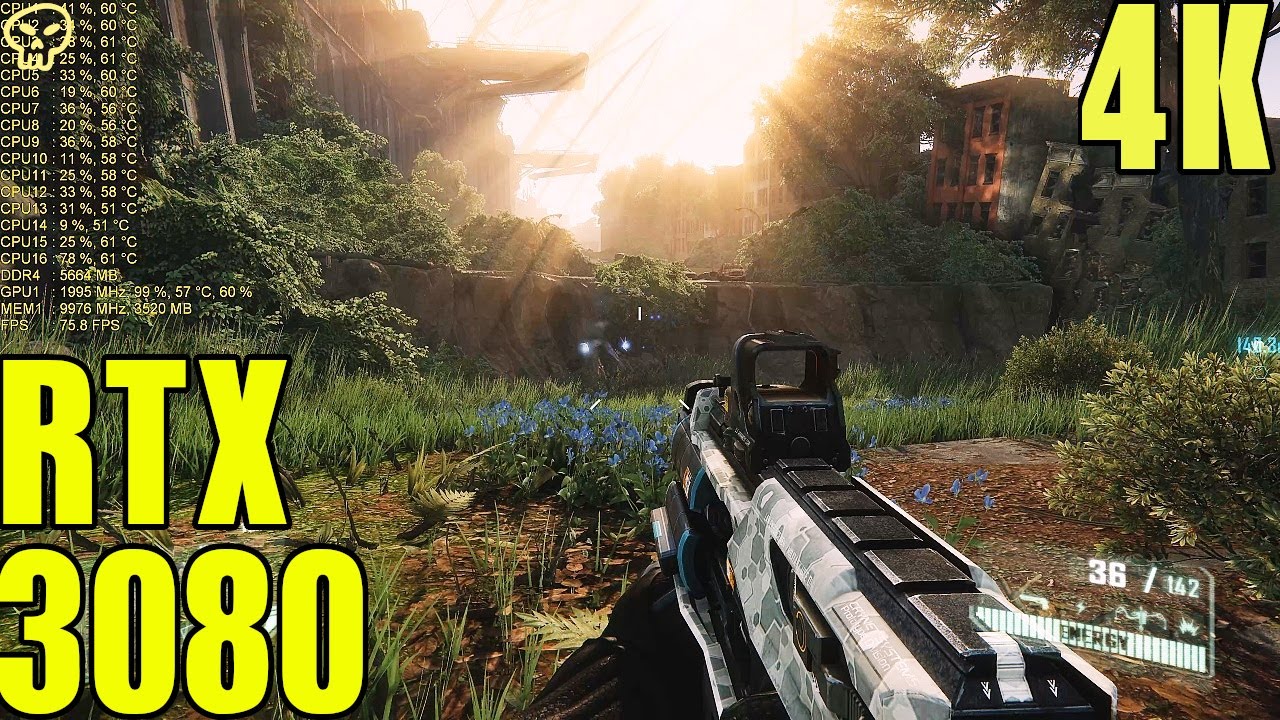 Crysis 3 Rtx 3080 Very High Settings Performance 4K UltraHD