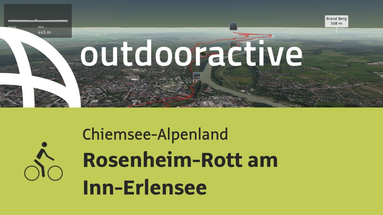 Radtour im Chiemsee-Alpenland: Rosenheim-Rott am Inn-Erlensee