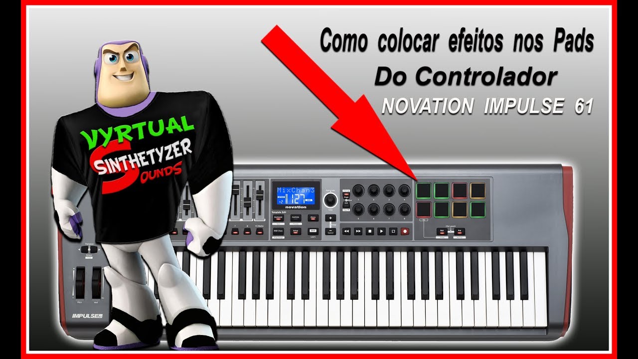 Como configurar os pads do controlador NOVATION IMPULSE 61