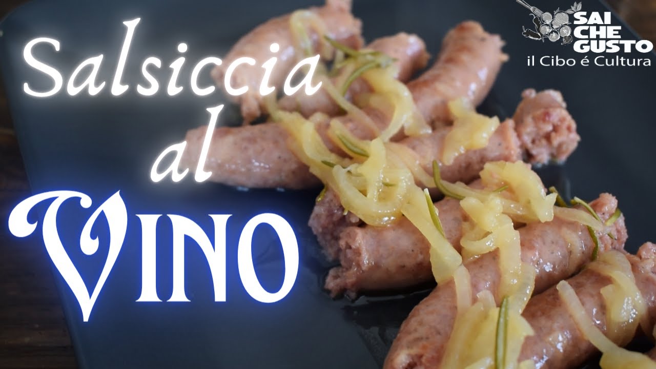 Salsiccia al vino | Come cucinare la salsiccia | Secondo piatto veloce