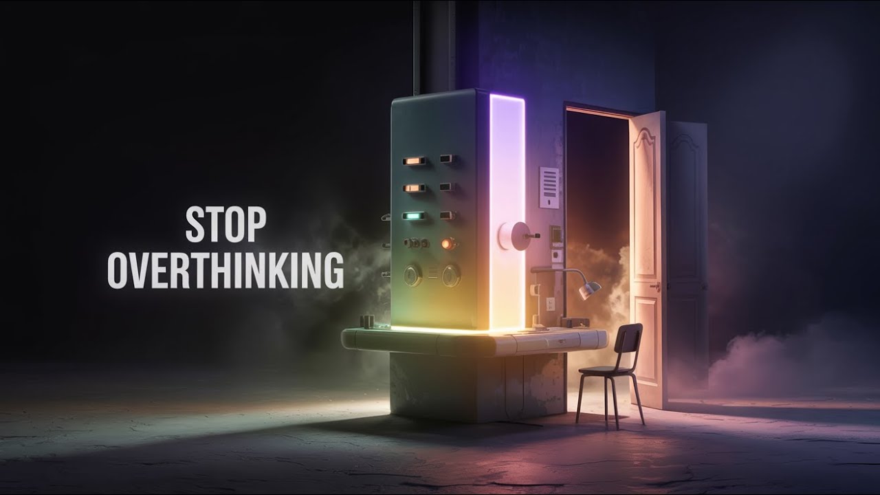 QUIET the Control-Room Mind • Dimming Overthinking Lights Sleep Story | Rest Starts Now