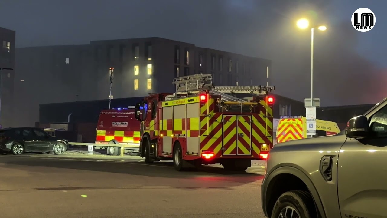 Commercial Fire in Leicester