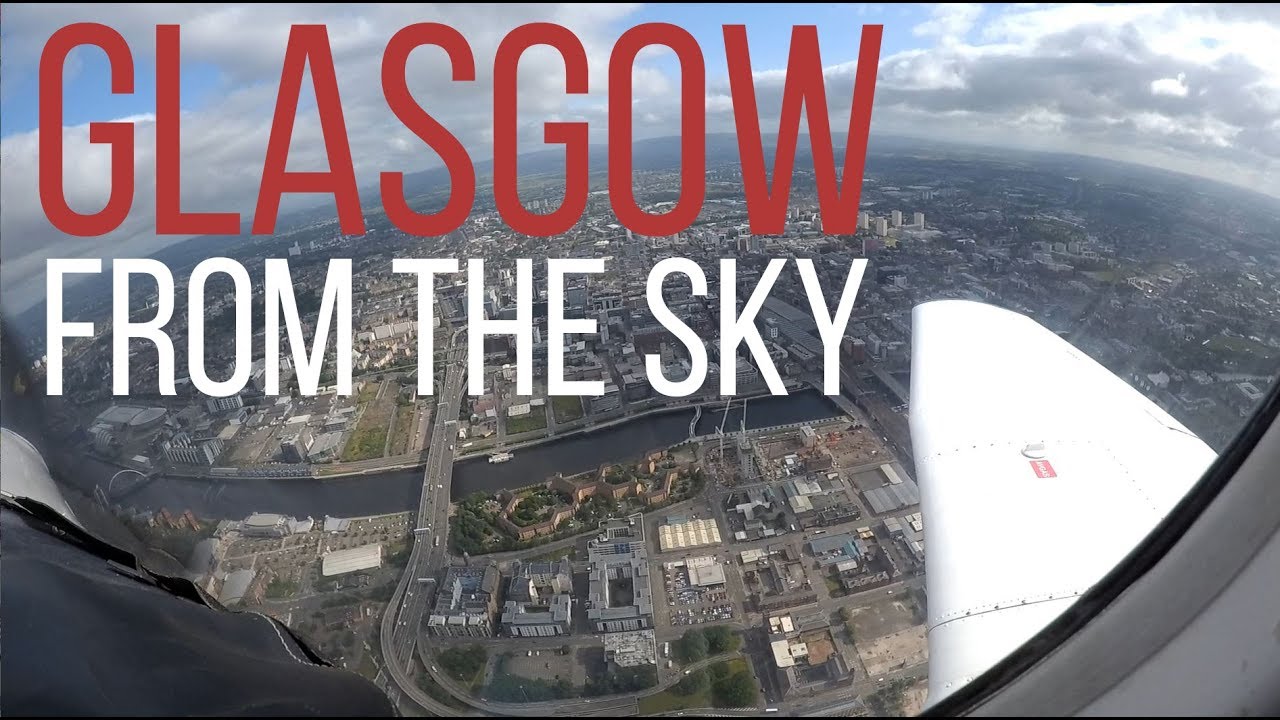 GLASGOW from the Sky! (Cockpit View with ATC Audio)