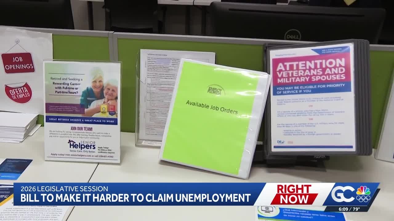Florida lawmakers propose stricter unemployment benefit rules amid rising joblessness