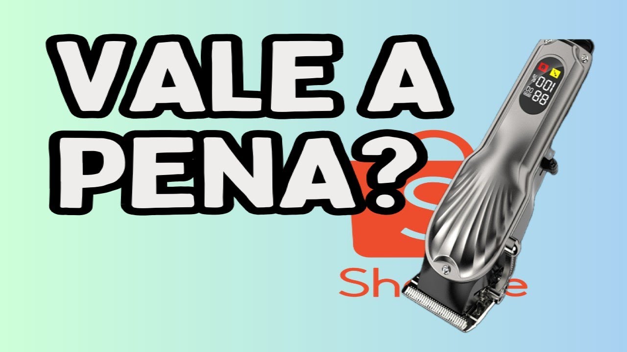 Mquina De Cortar Cabelo e Barba INCRIVEL Porttil 2025 - REVIEW TESTADO