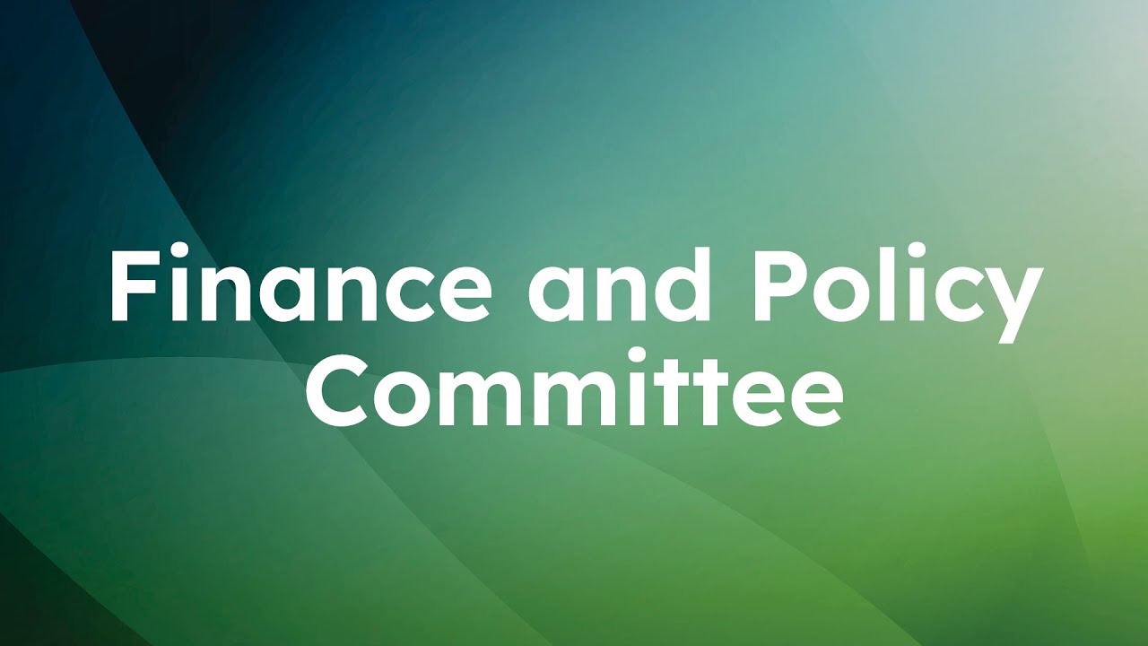 Extraordinary Finance and Policy Committee Meeting – 15 December 2025