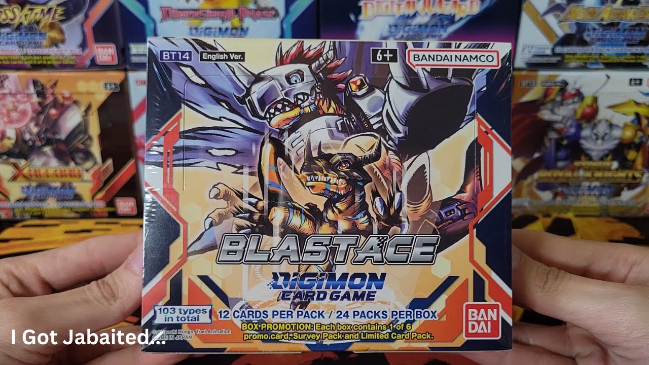 Digimon Card Game Blast Ace Booster Box Opening 2