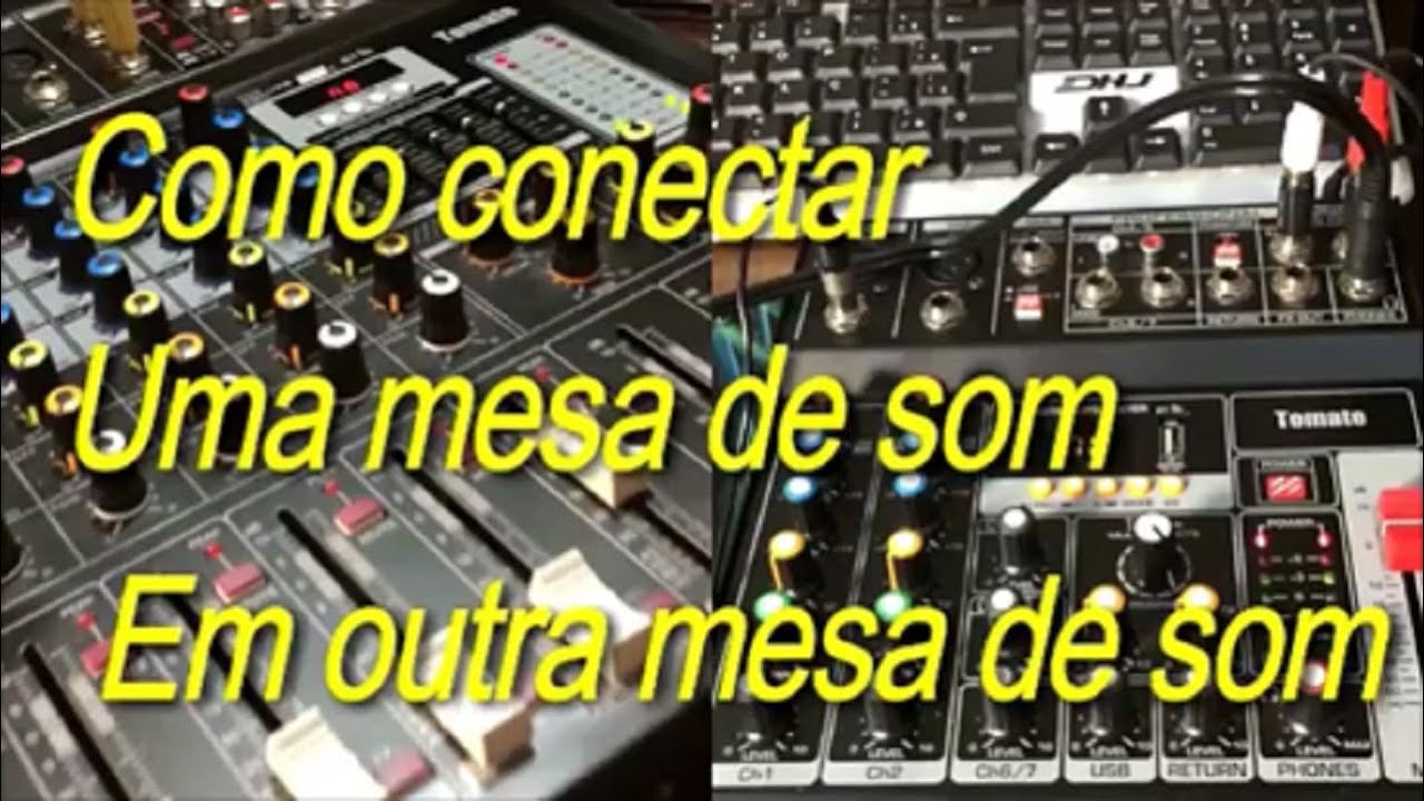 Como Conectar uma Mesa de Som em Outra Mesa de Som