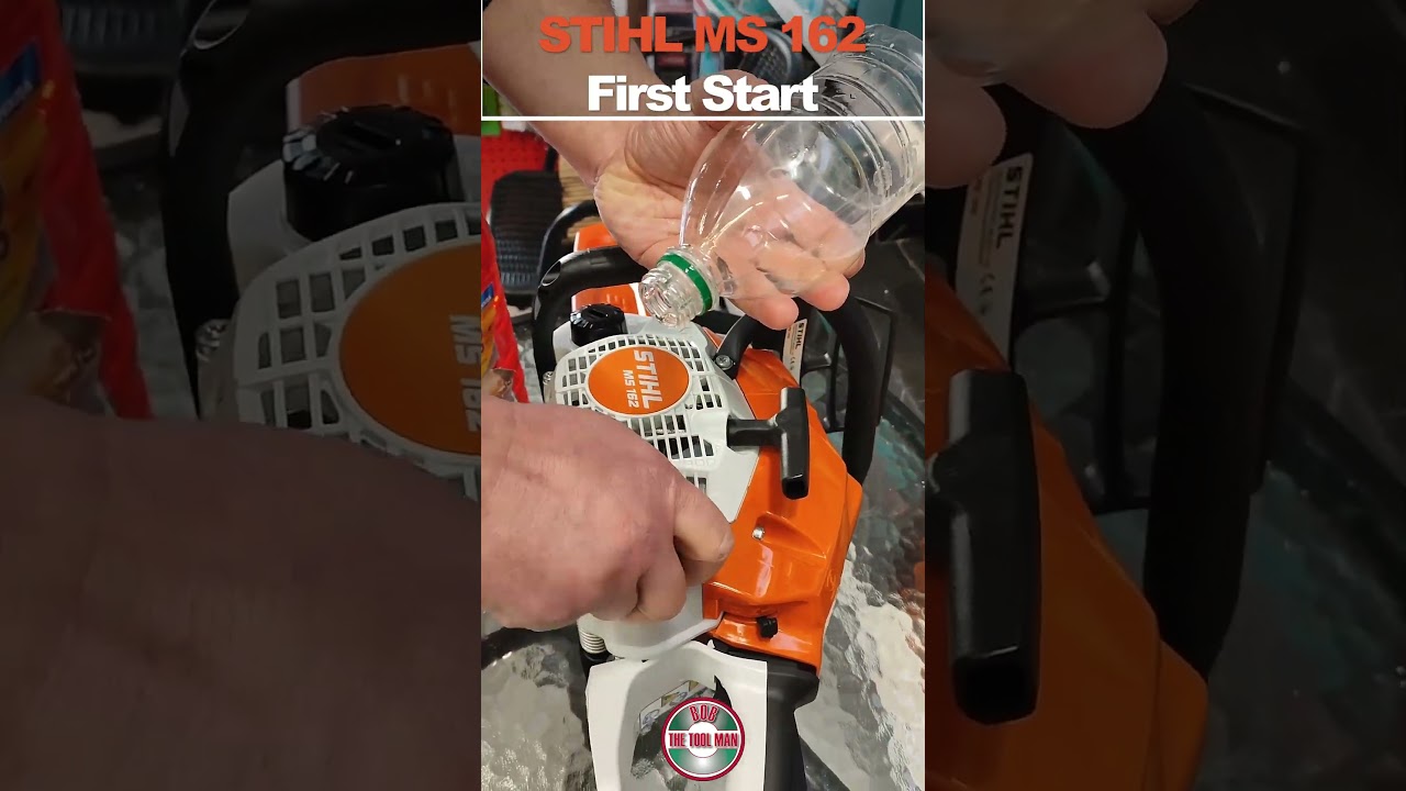 Stihl MS162 Chainsaw First Start #Stihl #StihlMS162 #Chainsaw #ChainsawReview  #DIY #bobthetoolman