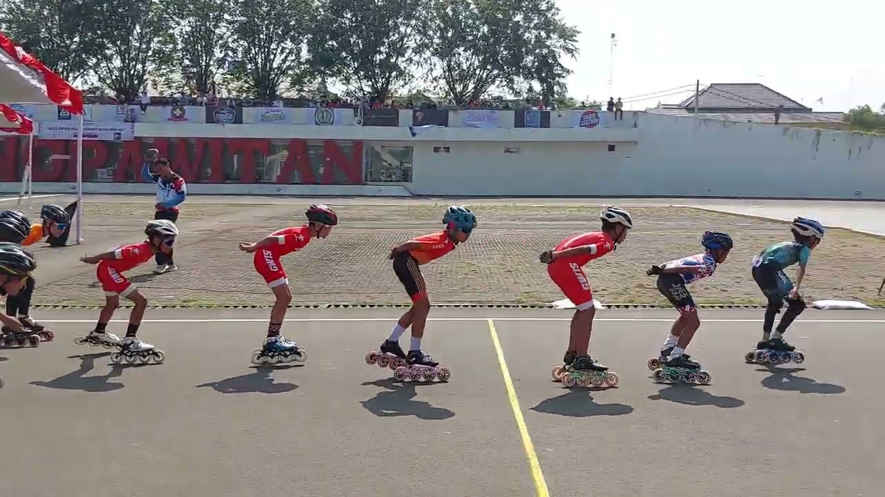 Eliminasi Speed 5000m KU C Putra - Lomba Sepatu Roda Kiss Open 2024 Jawa Barat #trending #viral