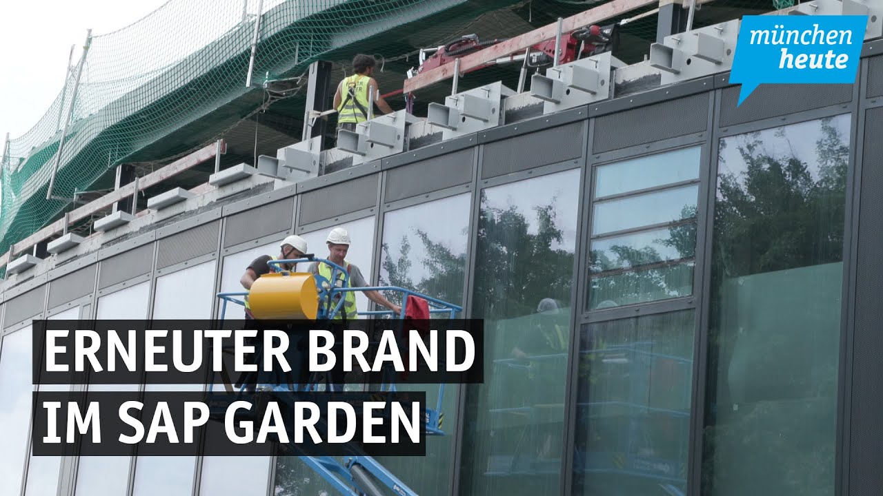 Erneuter Brand im SAP Garden
