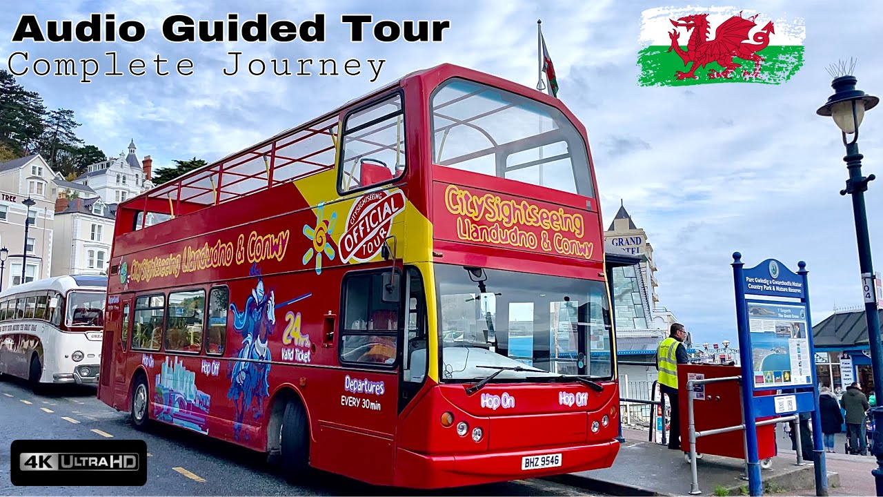 Llandudno & Conwy City Sightseeing Bus Tour | Full Loop Journey