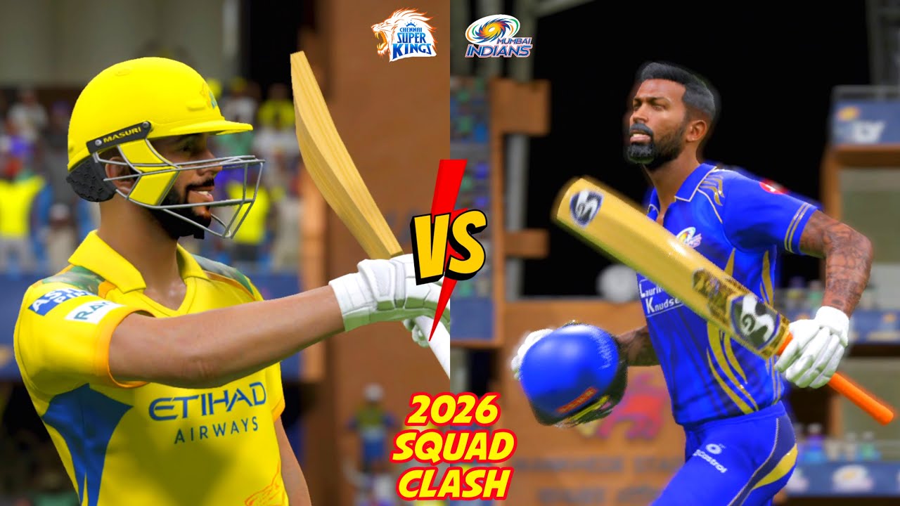  CSK vs MI 🔥 2026 SQUAD CLASH 💥