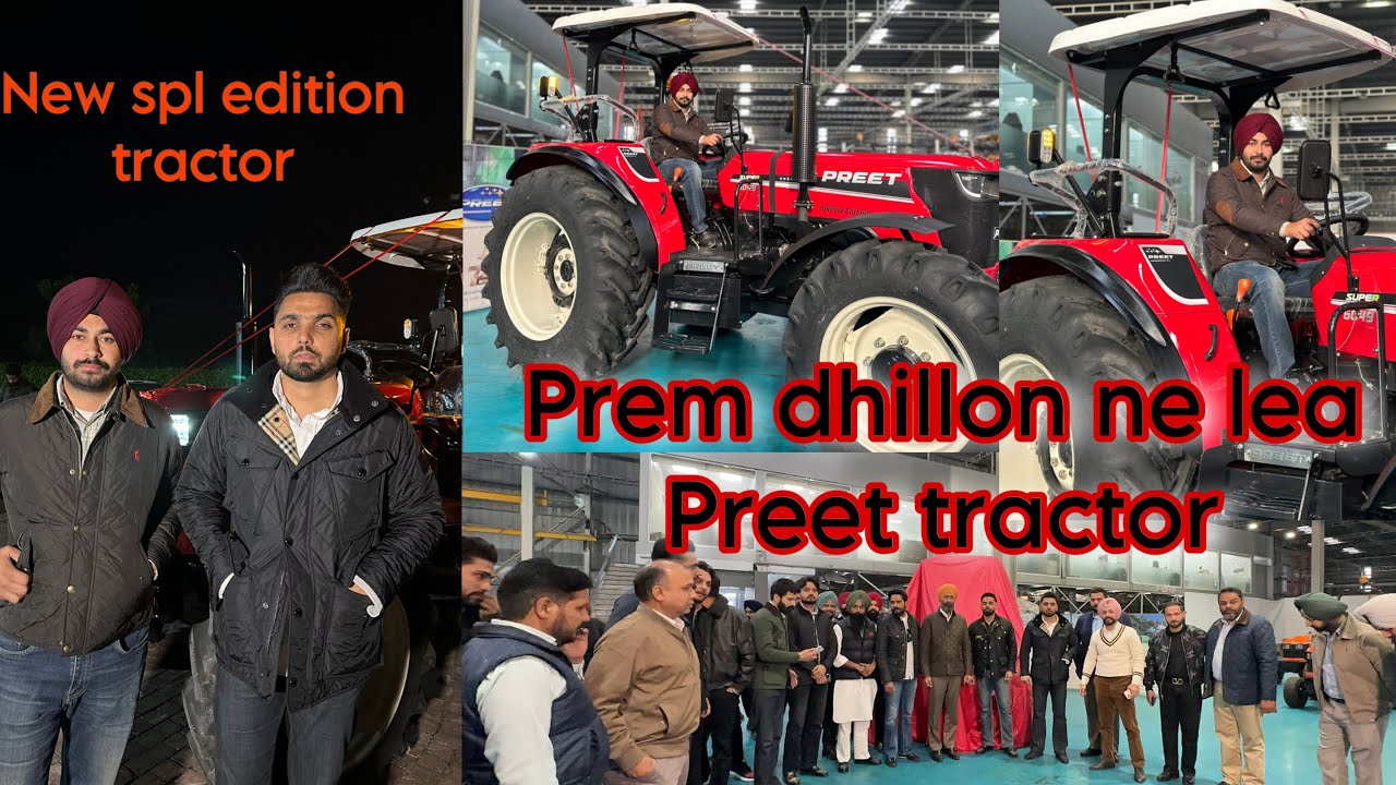 Prem dhillon ne lea preet tractor /new spl edition tractor/red colour /jatt life vlog