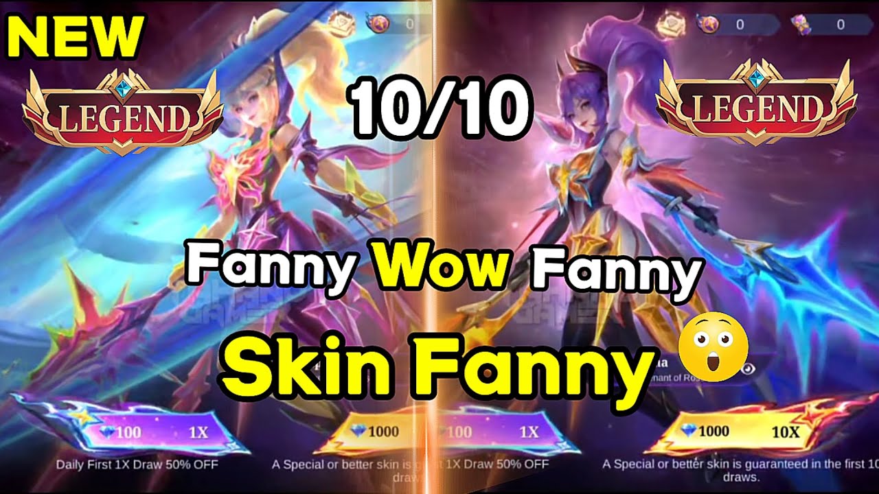 Wow😱Fanny Skin LEGEND🫣💎10000 mobilelegends mobilelegends