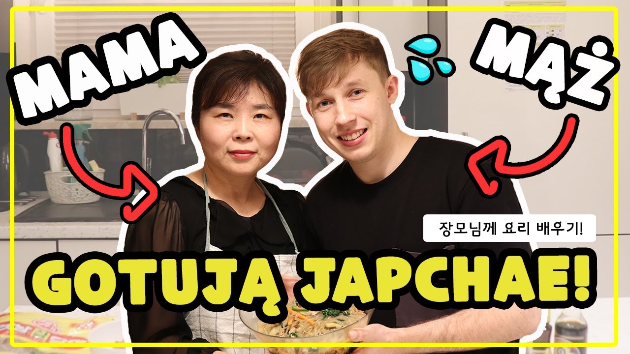 🇰🇷 KOREAŃSKA MAMA UCZY GOTOWAĆ MOJEGO MĘŻA! 🇵🇱