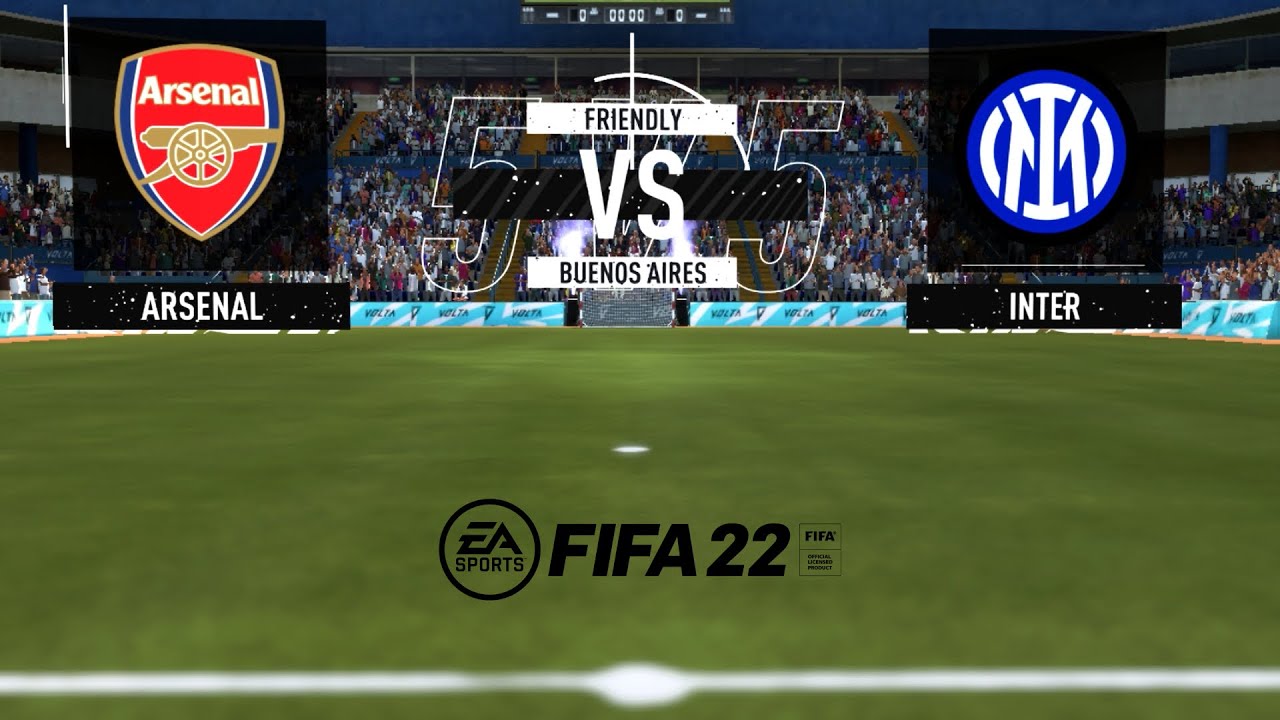 FIFA 22 5v5 Futsal VOLTA FOOTBALL Gameplay - ARSENAL vs INTER | PC ORIGIN Version