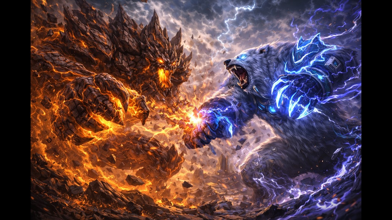 {League of Legends} Malphite vs Volibear
