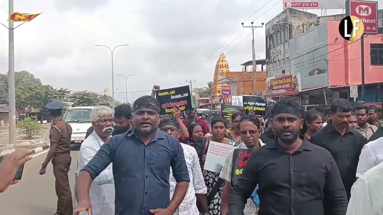Tamils in their thousands took to streets of the north and the east denouncing today as a Black Day
