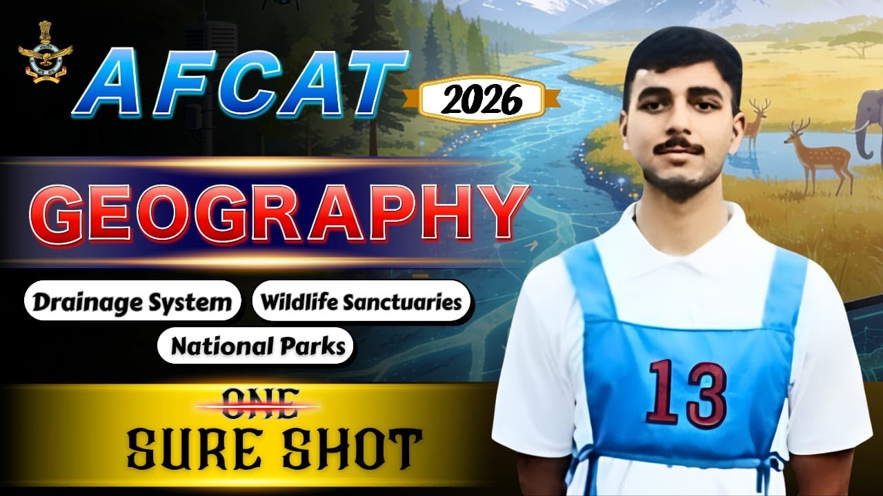AFCAT 2026  | Geography That Decides Your Score 🔥 | Concepts, PYQs & Exam Logic