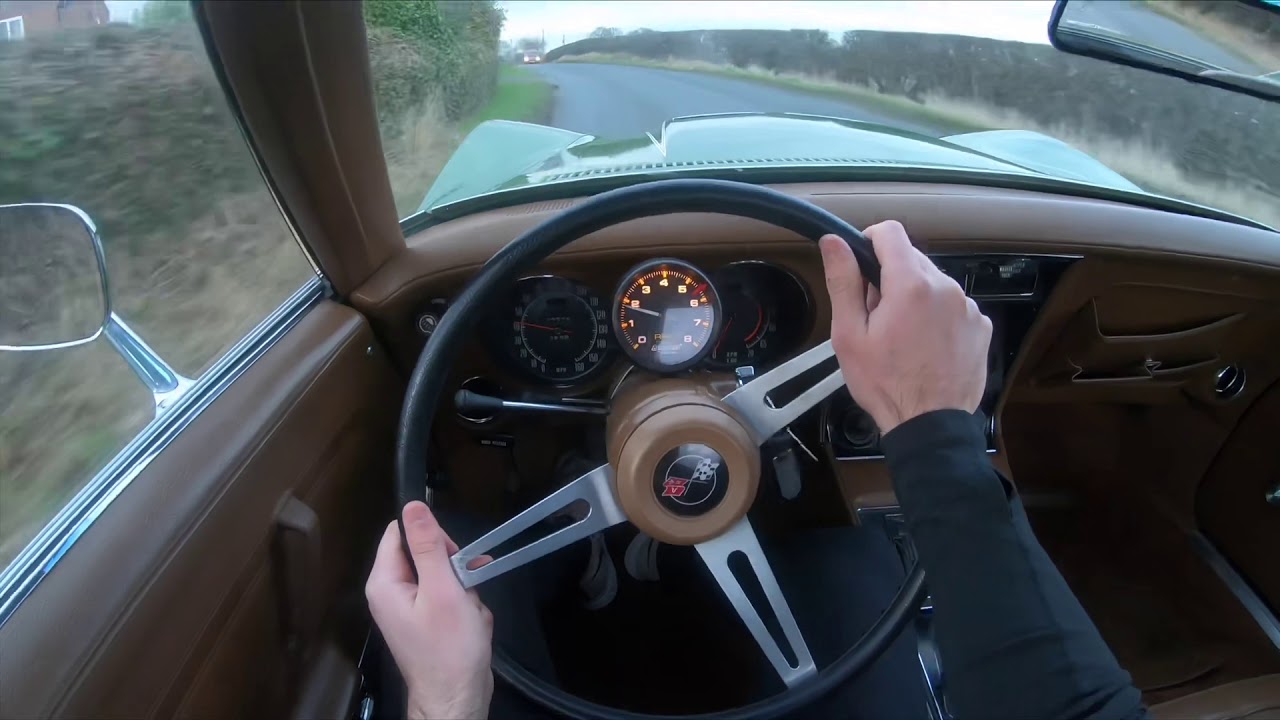 1972 Corvette Stingray 350 V8 Auto - POV Test Drive | Specialist Flowmaster Exhaust System