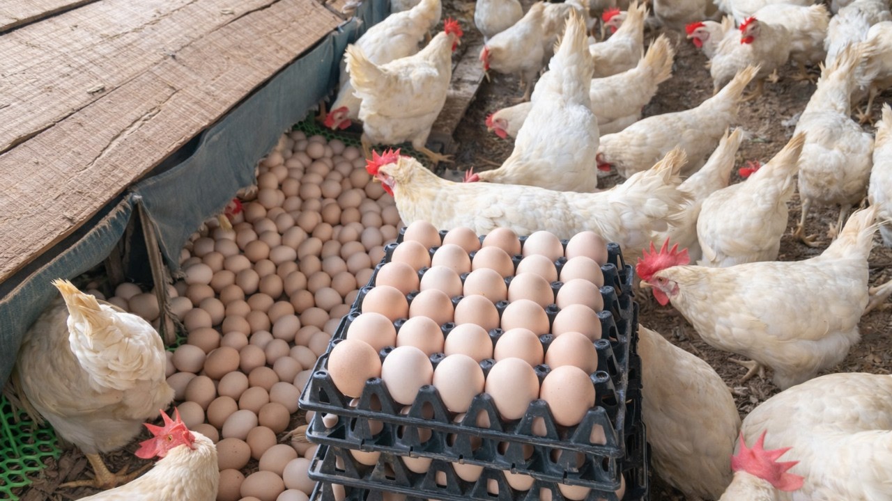 Hundreds of Fresh Eggs Daily 🥚 | Inside a High Yield Egg Laying Chicken Farm.