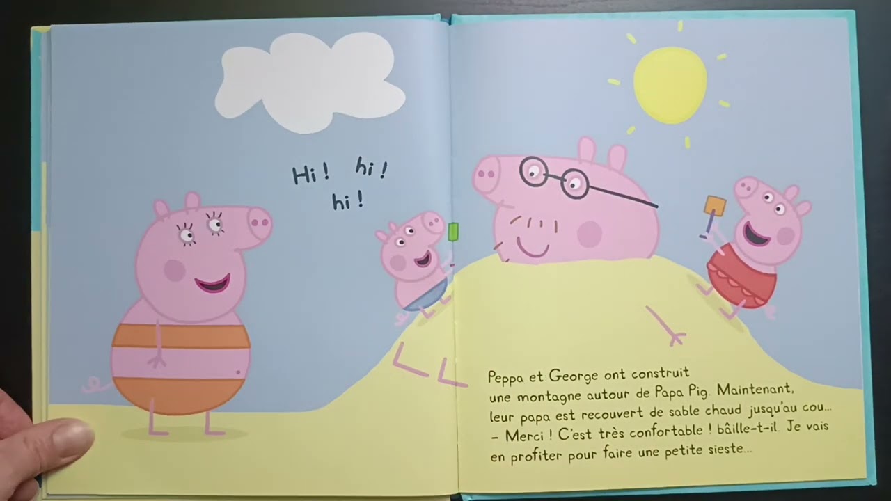 Peppa à la plage