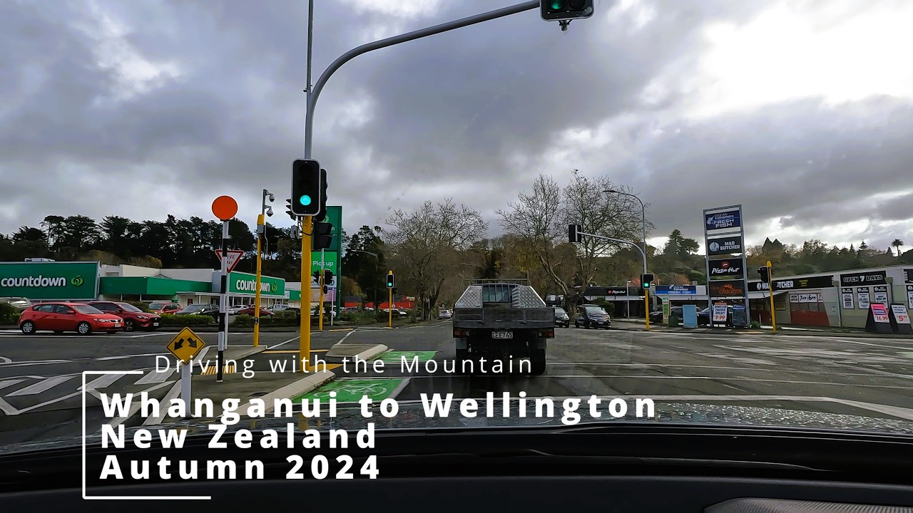 Whanganui to Wellington New Zealand Autumn 2024 -  4k 60FPS