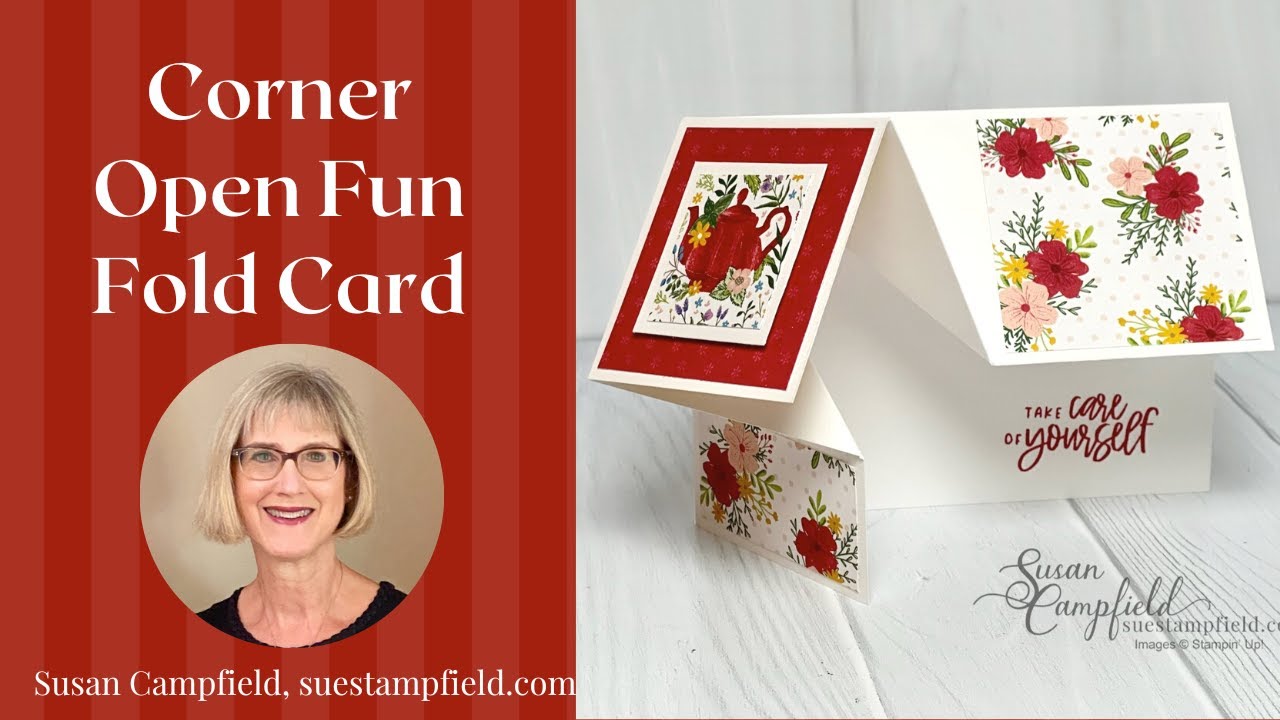 Tea Boutique Corner Open Fun Fold Card