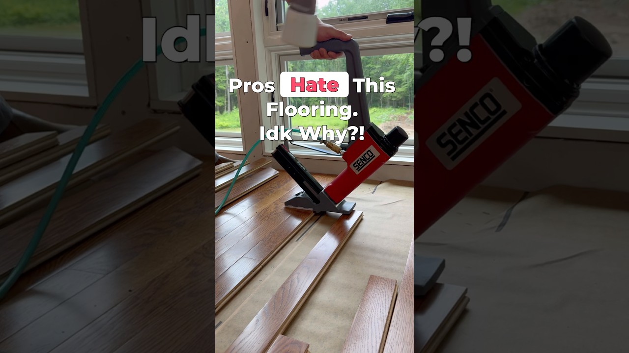 How to Install HardWood Flooring #woodworking #diy #tools