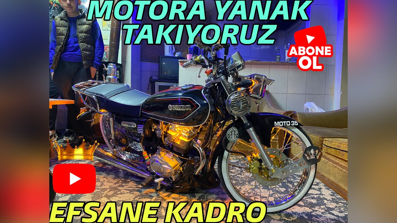 MOTORA YANAK TAKIYORUZ EFSANE KADRO BASIKCG #izmir #basıkcocuk #berkcakmak #moto35 #modifiye
