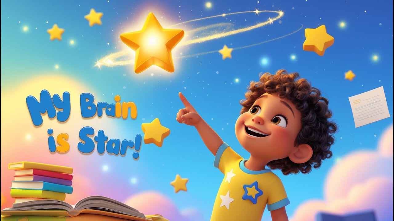 My Brain is a Star!🌟 Growth Mindset for Kids | Learn from Mistakes Build Confidence #nurseryrhymes