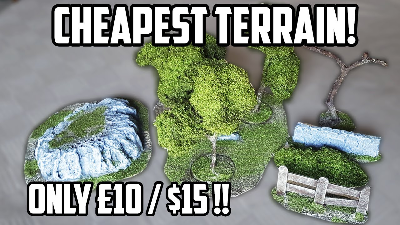 CHEAPEST TERRAIN! £10 / $15 - Hills, Trees, Hedges, Walls & Fences